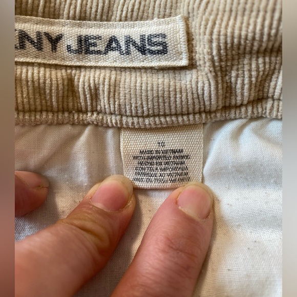 DKNY Jeans- Corduroy Stretch Cargo Bootcut Pants - Picture 8 of 16